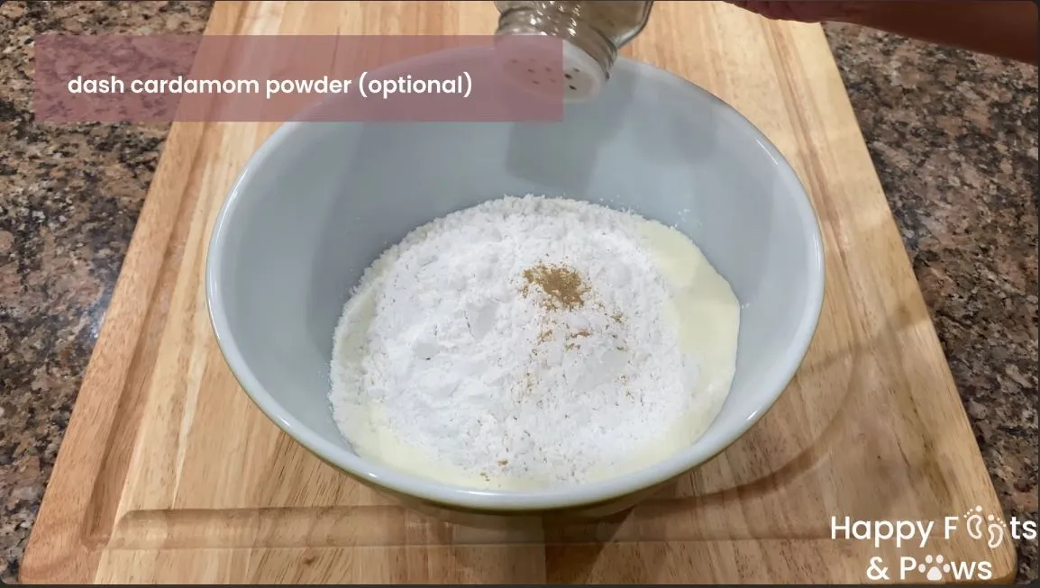 Mixing dry ingredients for the Butternut Streusel