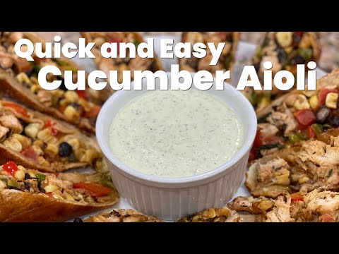 How To Make Cucumber Aioli