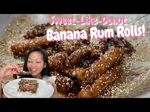 How to Make Banana Rum Rolls