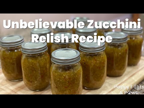 Zucchini Relish Canning Recipe