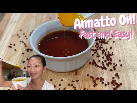 How to Make Annatto Oil