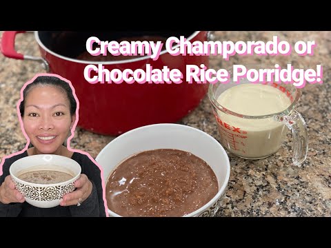 How to Make Champorado or Chocolate Rice Porridge