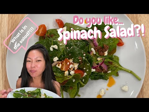 How to Make Hawaiian Spinach Salad