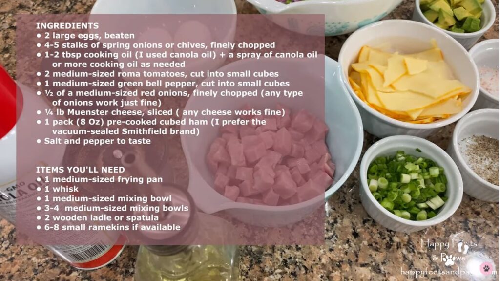 denver omelet ingredients prepared