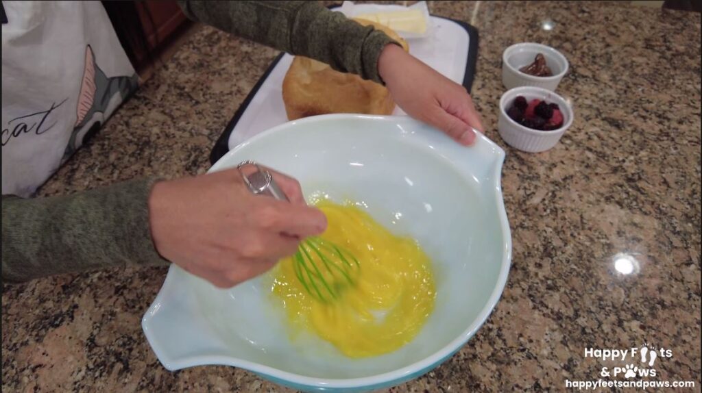 eggs being whipped