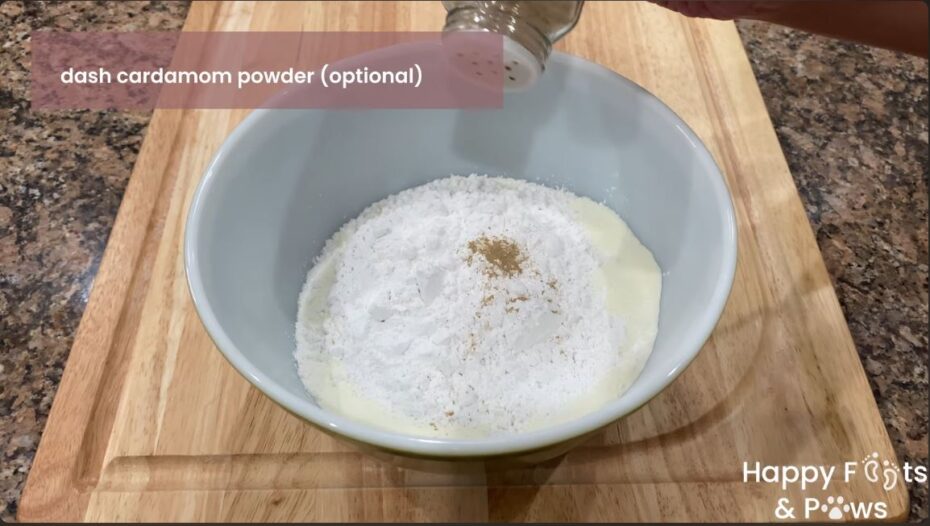 Mixing dry ingredients for the Butternut Streusel